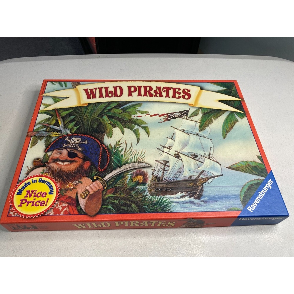 Ravensburger Wild Pirates Kids Board Game Made in Germany 2005 Pirate Adventure